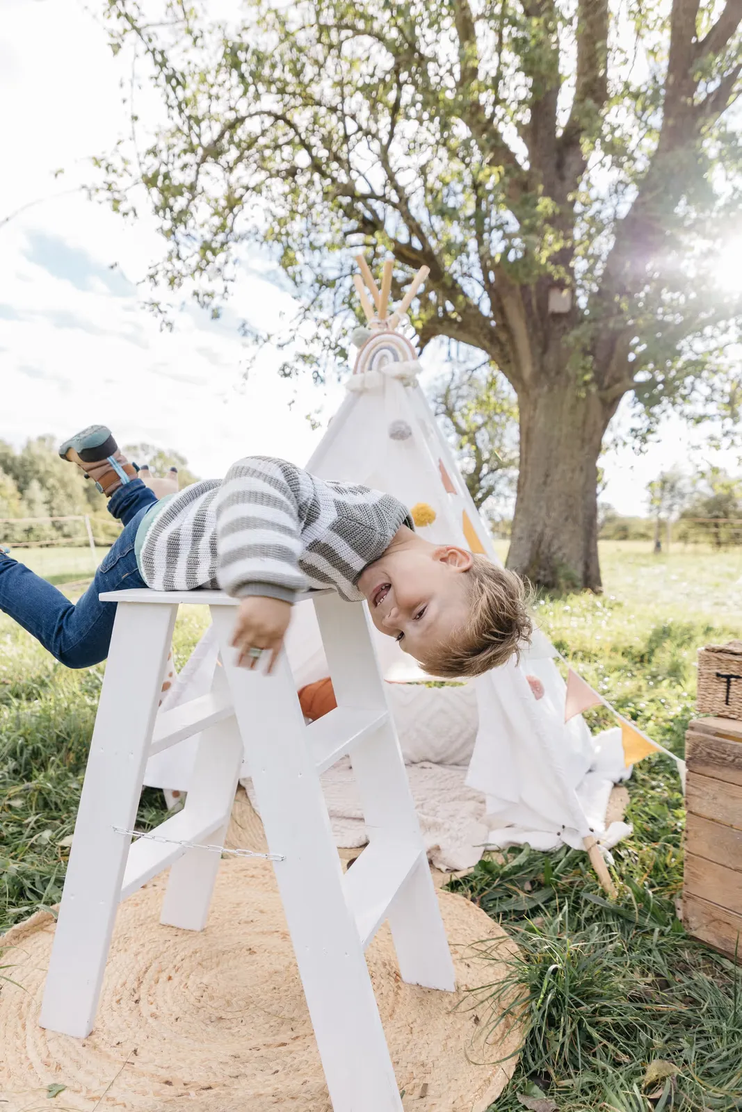 Kindergartenfoto eines lachenden Kindes in Göppingen