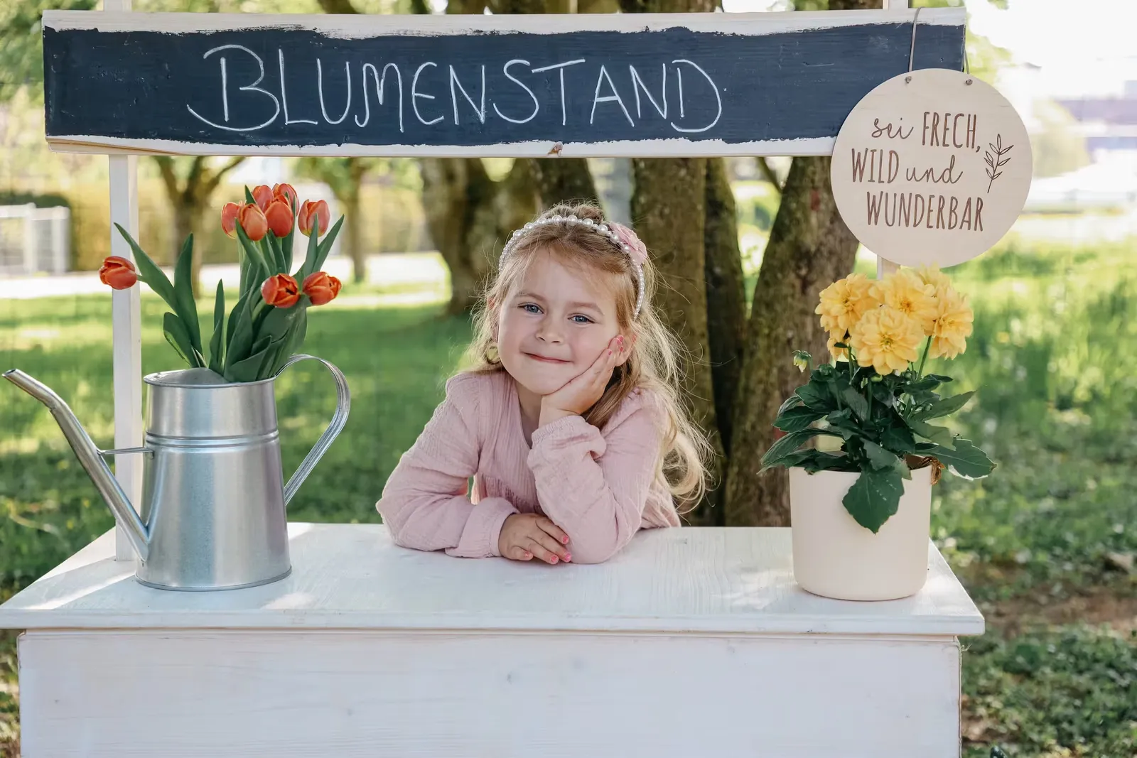 Kinderporträt beim Fototag im Kindergarten Ebersbach