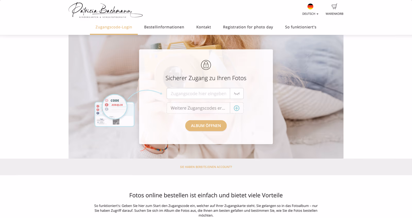 Fotograf.de Kundenportal – Sichere Bildbestellung